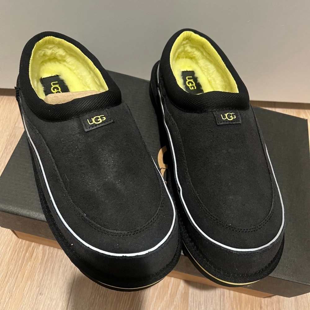 UGG Men's Black Slip-On Shoes